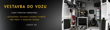 Vestavba - zadní pracovní prostov